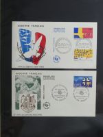 Andorra Sammlung FDCs mit Besseren auf selbstgestalteten Seiten #MA103