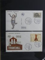 Andorra Sammlung FDCs mit Besseren auf selbstgestalteten Seiten #MA103