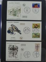 Andorra Sammlung FDCs mit Besseren auf selbstgestalteten Seiten #MA103