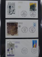 Andorra Sammlung FDCs mit Besseren auf selbstgestalteten Seiten #MA103