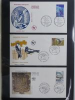 Andorra Sammlung FDCs mit Besseren auf selbstgestalteten Seiten #MA103