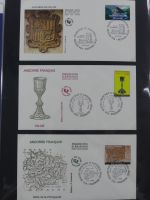 Andorra Sammlung FDCs mit Besseren auf selbstgestalteten Seiten #MA103