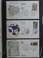 Andorra Sammlung FDCs mit Besseren auf selbstgestalteten Seiten #MA103