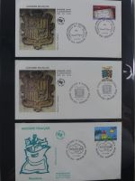 Andorra Sammlung FDCs mit Besseren auf selbstgestalteten Seiten #MA103