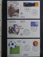 Andorra Sammlung FDCs mit Besseren auf selbstgestalteten Seiten #MA103