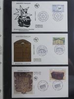 Andorra Sammlung FDCs mit Besseren auf selbstgestalteten Seiten #MA103