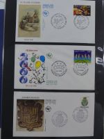 Andorra Sammlung FDCs mit Besseren auf selbstgestalteten Seiten #MA103