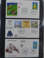 Andorra Sammlung FDCs mit Besseren auf selbstgestalteten Seiten #MA103