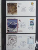 Andorra Sammlung FDCs mit Besseren auf selbstgestalteten Seiten #MA103