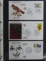 Andorra Sammlung FDCs mit Besseren auf selbstgestalteten Seiten #MA103