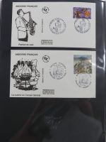 Andorra Sammlung FDCs mit Besseren auf selbstgestalteten Seiten #MA103