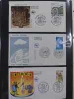 Andorra Sammlung FDCs mit Besseren auf selbstgestalteten Seiten #MA103