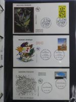 Andorra Sammlung FDCs mit Besseren auf selbstgestalteten Seiten #MA103