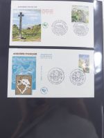 Andorra Sammlung FDCs mit Besseren auf selbstgestalteten Seiten #MA103