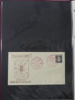 Spanien Sammlung FDCs in 7 Alben auf selbstgestalteten Seiten #MA104