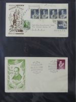 Spanien Sammlung FDCs in 7 Alben auf selbstgestalteten Seiten #MA104