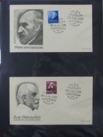 Spanien Sammlung FDCs in 7 Alben auf selbstgestalteten Seiten #MA104