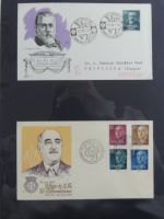 Spanien Sammlung FDCs in 7 Alben auf selbstgestalteten Seiten #MA104