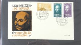 Spanien Sammlung FDCs in 7 Alben auf selbstgestalteten Seiten #MA104