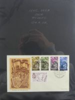 Spanien Sammlung FDCs in 7 Alben auf selbstgestalteten Seiten #MA104