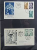 Spanien Sammlung FDCs in 7 Alben auf selbstgestalteten Seiten #MA104