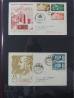 Spanien Sammlung FDCs in 7 Alben auf selbstgestalteten Seiten #MA104