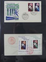 Spanien Sammlung FDCs in 7 Alben auf selbstgestalteten Seiten #MA104