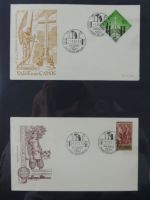 Spanien Sammlung FDCs in 7 Alben auf selbstgestalteten Seiten #MA104