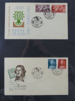 Spanien Sammlung FDCs in 7 Alben auf selbstgestalteten Seiten #MA104