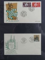 Spanien Sammlung FDCs in 7 Alben auf selbstgestalteten Seiten #MA104