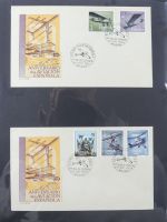 Spanien Sammlung FDCs in 7 Alben auf selbstgestalteten Seiten #MA104