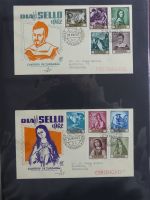 Spanien Sammlung FDCs in 7 Alben auf selbstgestalteten Seiten #MA104