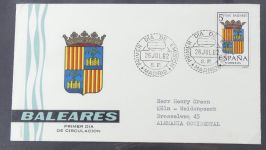 Spanien Sammlung FDCs in 7 Alben auf selbstgestalteten Seiten #MA104