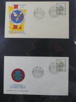 Spanien Sammlung FDCs in 7 Alben auf selbstgestalteten Seiten #MA104