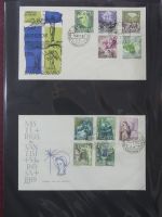 Spanien Sammlung FDCs in 7 Alben auf selbstgestalteten Seiten #MA104