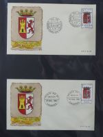 Spanien Sammlung FDCs in 7 Alben auf selbstgestalteten Seiten #MA104