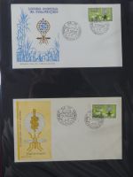 Spanien Sammlung FDCs in 7 Alben auf selbstgestalteten Seiten #MA104