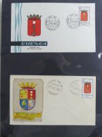 Spanien Sammlung FDCs in 7 Alben auf selbstgestalteten Seiten #MA104