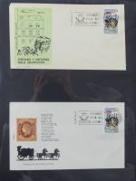 Spanien Sammlung FDCs in 7 Alben auf selbstgestalteten Seiten #MA104