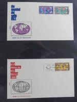 Spanien Sammlung FDCs in 7 Alben auf selbstgestalteten Seiten #MA104