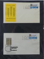 Spanien Sammlung FDCs in 7 Alben auf selbstgestalteten Seiten #MA104