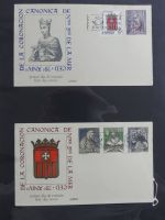 Spanien Sammlung FDCs in 7 Alben auf selbstgestalteten Seiten #MA104