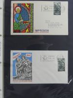 Spanien Sammlung FDCs in 7 Alben auf selbstgestalteten Seiten #MA104