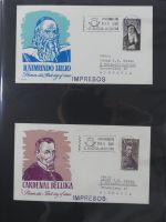 Spanien Sammlung FDCs in 7 Alben auf selbstgestalteten Seiten #MA104