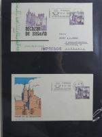 Spanien Sammlung FDCs in 7 Alben auf selbstgestalteten Seiten #MA104