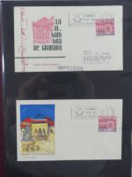 Spanien Sammlung FDCs in 7 Alben auf selbstgestalteten Seiten #MA104