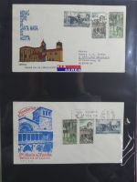 Spanien Sammlung FDCs in 7 Alben auf selbstgestalteten Seiten #MA104