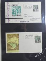 Spanien Sammlung FDCs in 7 Alben auf selbstgestalteten Seiten #MA104