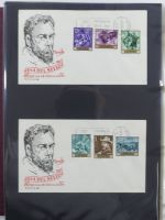 Spanien Sammlung FDCs in 7 Alben auf selbstgestalteten Seiten #MA104