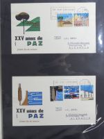 Spanien Sammlung FDCs in 7 Alben auf selbstgestalteten Seiten #MA104